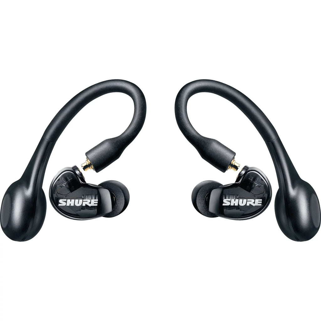 Shure  215 TW2 True Wireless Sound Isolating Earbuds with Bluetooth 5 Technology, Premium Audio with Deep Bass, Secure Fit Over-the-Ear, 32-Hour Battery Life, Fingertip Controls - (Gen 2) - Black