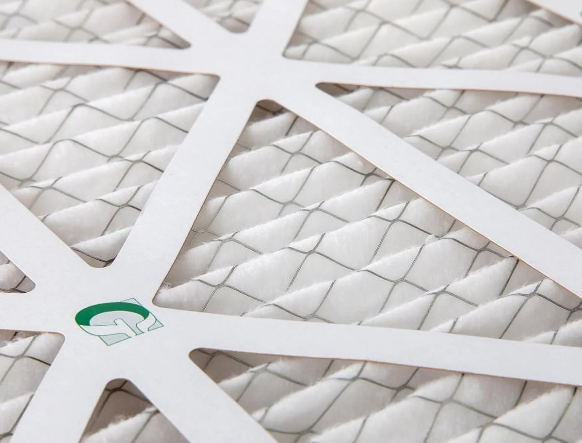 14x14x1  13 Pleated  Furnace Air Filters by Glasfloss Industries. 6 Pack