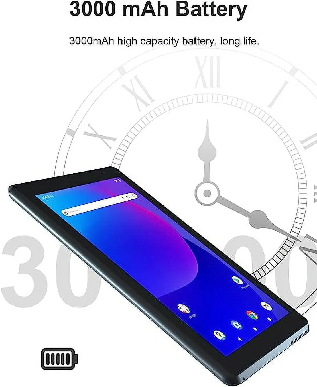 7 Inch Tablet, Android 11 Tablet , 32GB Storage 2GB  Tablets Quad-Core Processor Android 11 Tablet  Dual Camera, WiFi, Bluetooth Computer Tablet (Black)