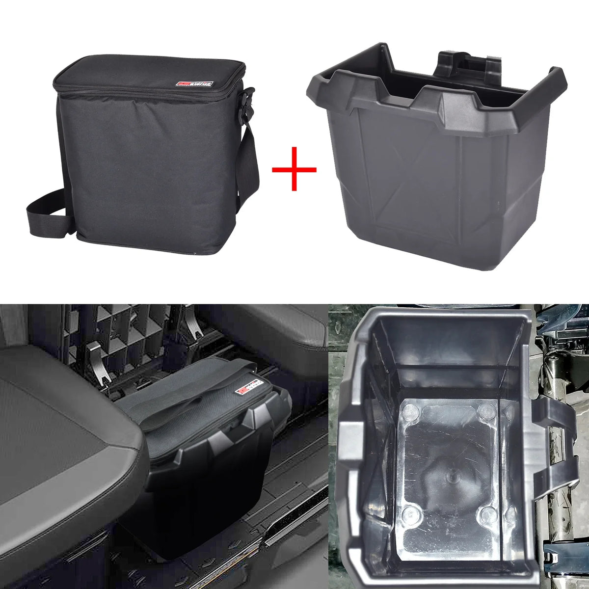 Under Seat Storage Cooler Box Removable Underseat Storage Bin Cooler Bag Fit for Can Am Defender Max 2016 -2022