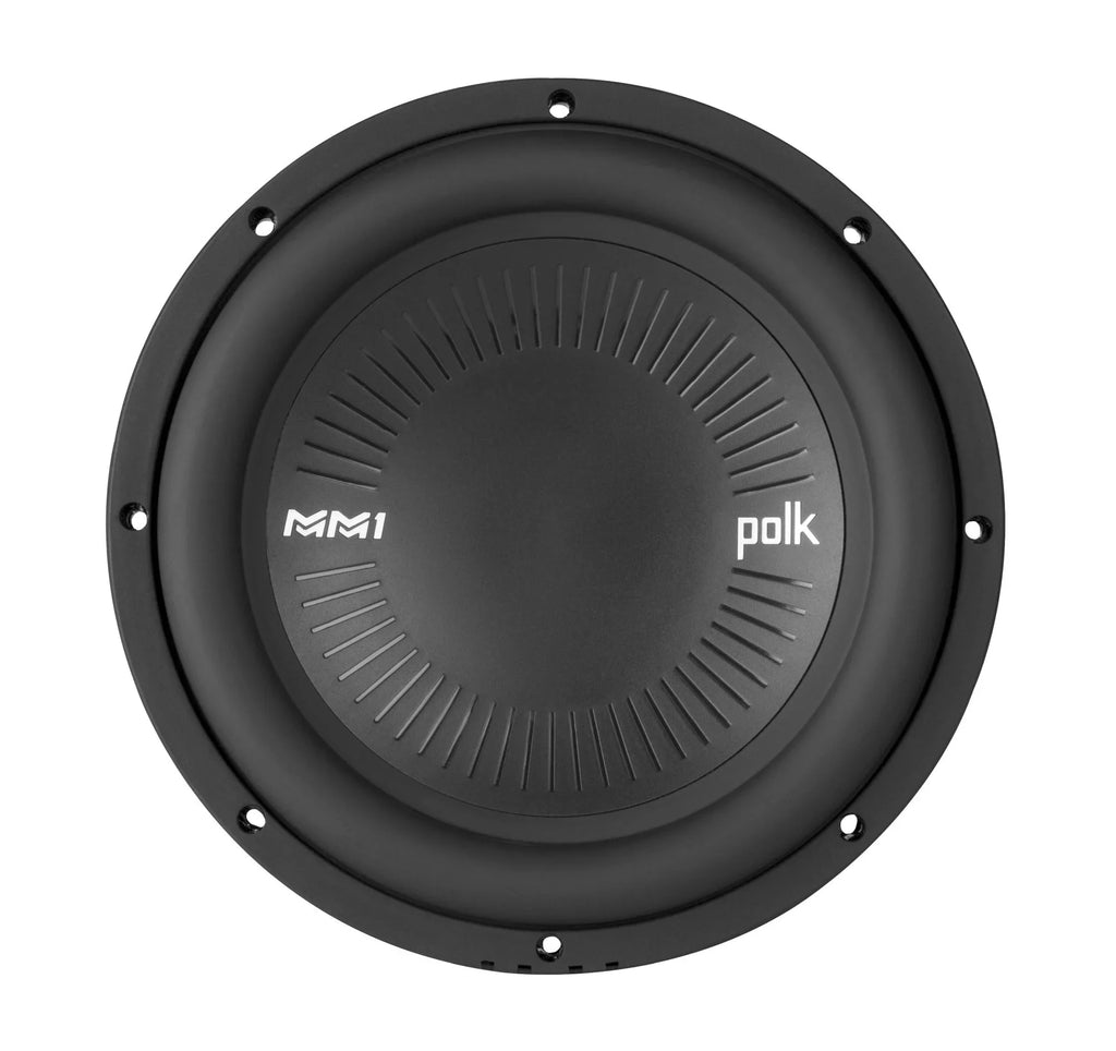 Works For Polaris Slingshot - Front & Rear Speaker Pods with Polk MM652 Speakers & Sub Enclosure with MM1042SVC Sub