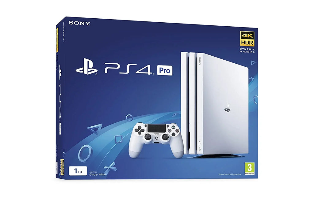 Sony PlayStation 4 Original 500GB Matte White Gaming Console With 2 Controller + G9 Earbuds With Microphone   Bundle Like New