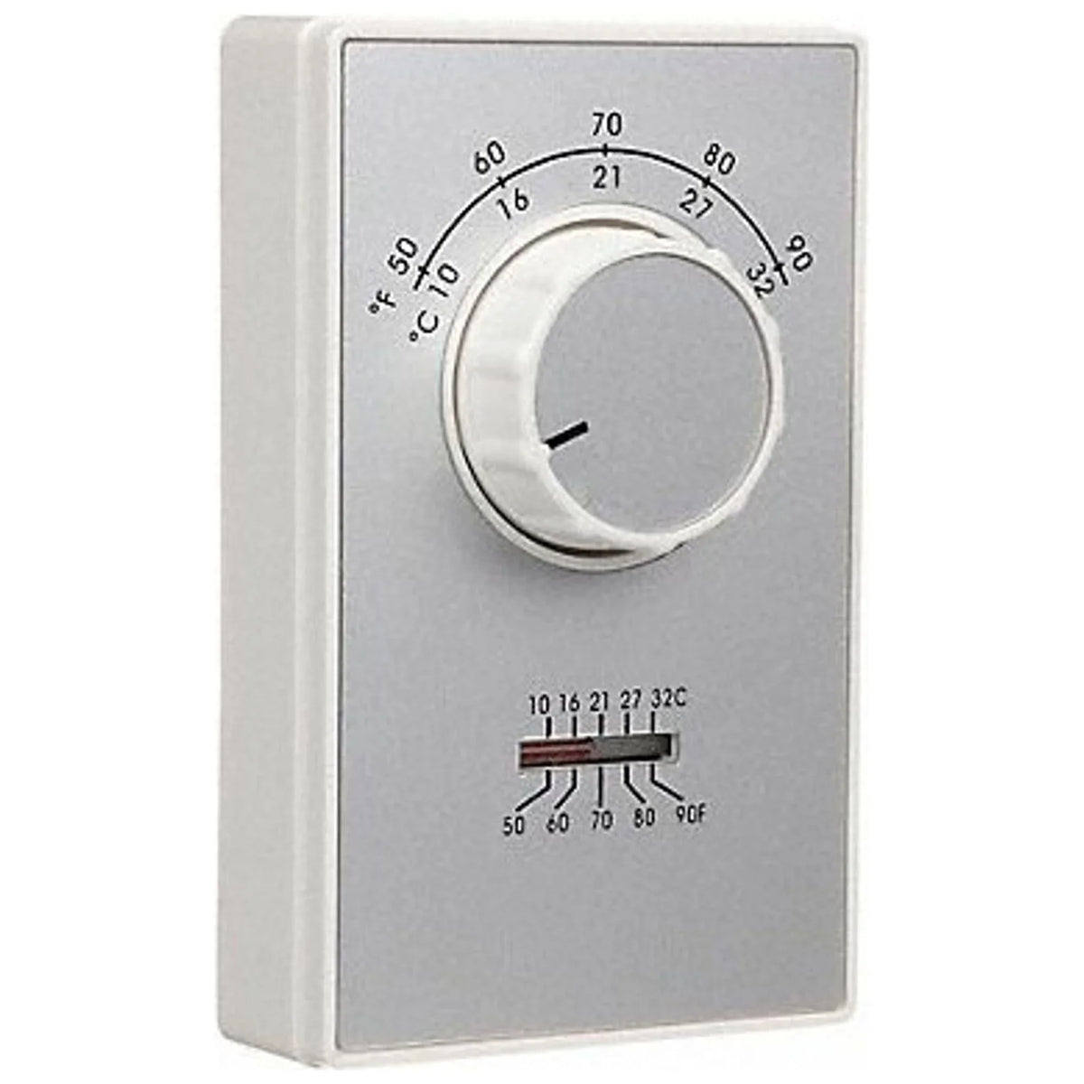 Columbus Electric Line Volt  Analog Tstat 1H/1C,White  ETD9STGS