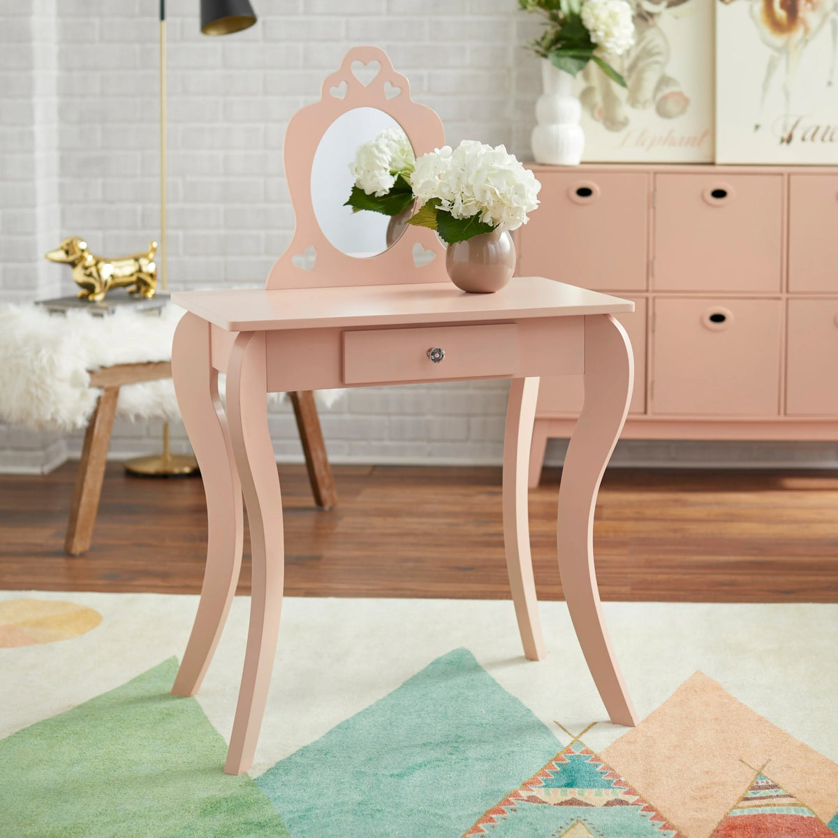 Simple Living  Alyssa Kids Vanity Set White