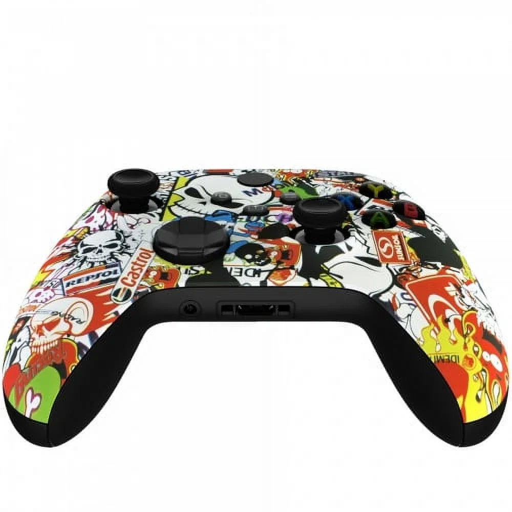 "Sticker Bomb" Xbox One X - Custom Controller Unique Design (with 3.5 jack)