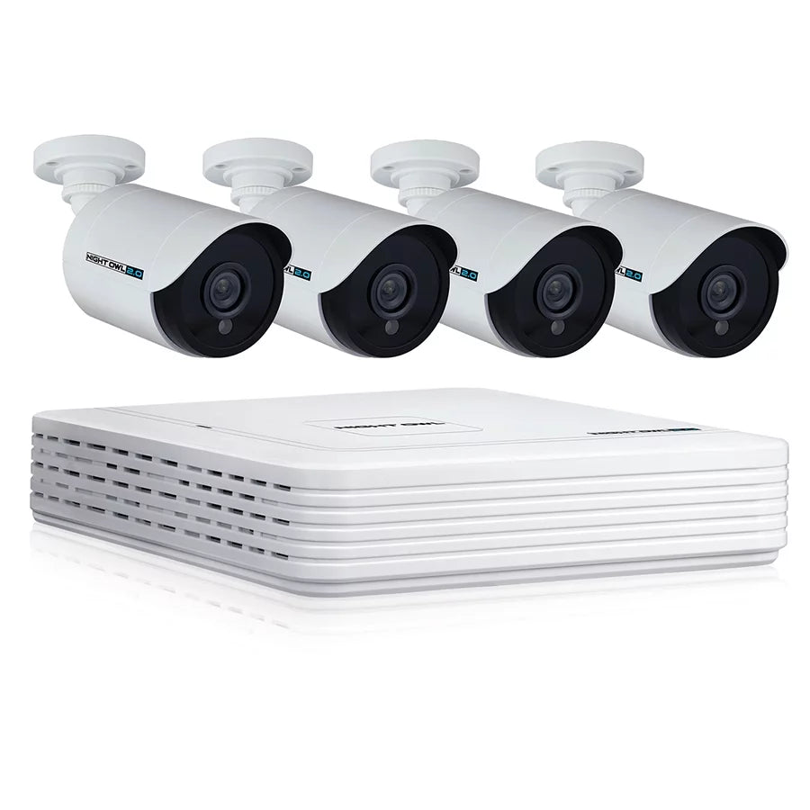 Night Owl 4 Channel 1080p  with 4 x 1080p Cameras and 1