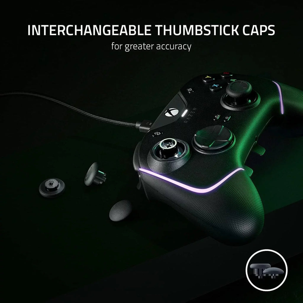 Razer - Wolverine V2 Chroma Pro Gaming Controller for Xbox Series X|S with  Chroma Backlighting - Black With Cleaning Electric kit Bolt Axtion Bundle Like New