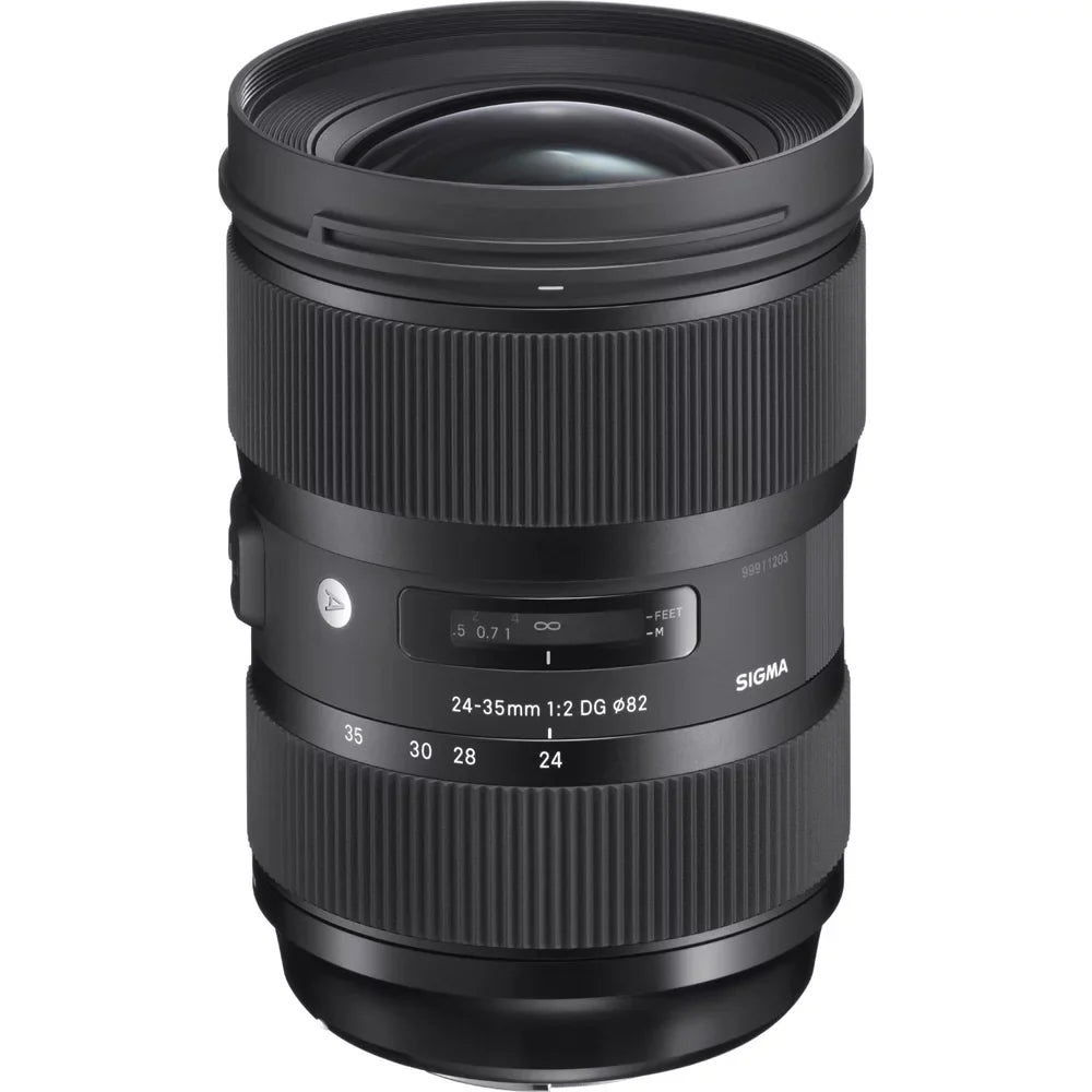 Canon  5DS R 50.6MP Digital  Camera (Body Only) with Lens Power Bundle, Includes, Sigma 24-35mm Standard-Zoom Lens, Multicoated  Protective Filter & 2x -E6 Batteries