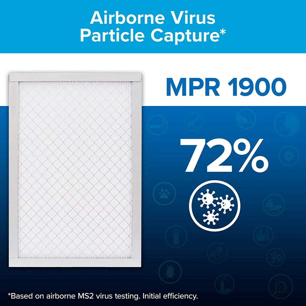 Filtrete 20x24x1,  Furnace Air Filter,  1900, Healthy Living Ultimate Allergen, 6-Pack (exact dimensions 19.81 x 23.81 x 0.78)