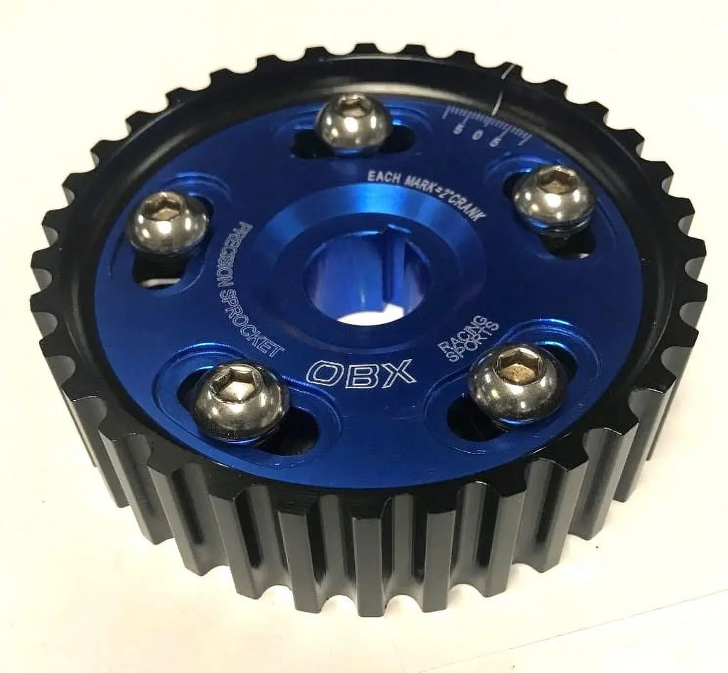 Blue Cam Sprocket Compatible With 96-00 Acura 1.6L, 90-01 Integra, 99-00 Civic, 94-97 Civic Del Sol Si By