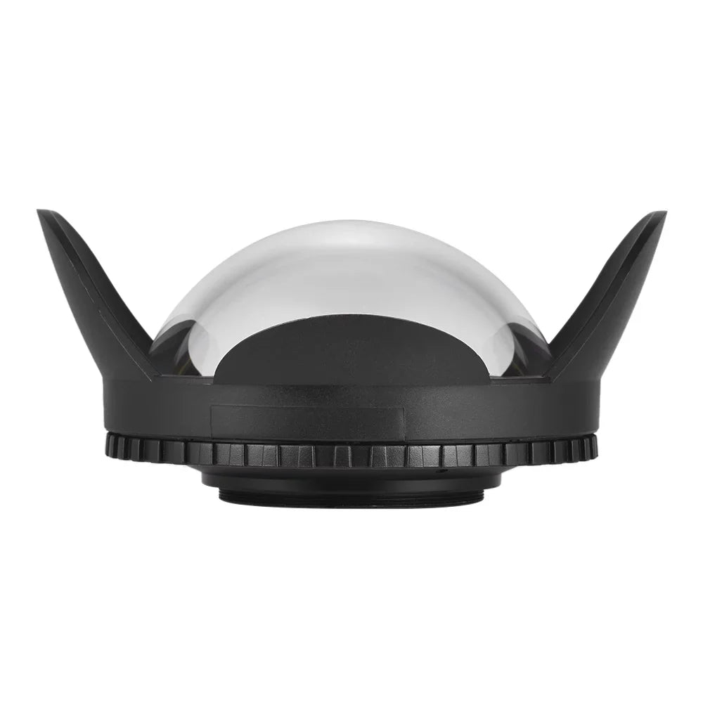 200mm Fisheye Wide Angle Lens Dome Port Waterproof Camera Diving Housing