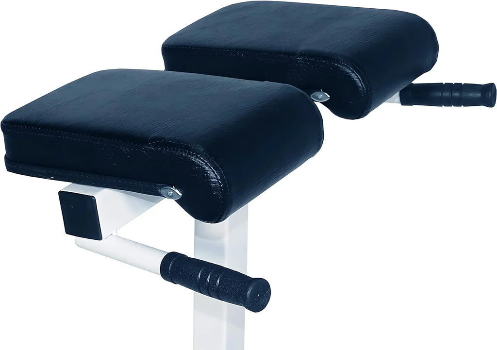 DF404 Hyperextension Bench Chair – 400  Capacity – Fully Adjustable Hyper Extension Back Exercise Fitness Station For Strength Training By