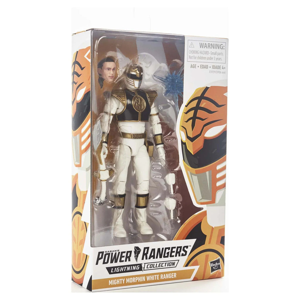 Power Rangers Lightning Collection 6-inch Mighty Morphin White Ranger Figure