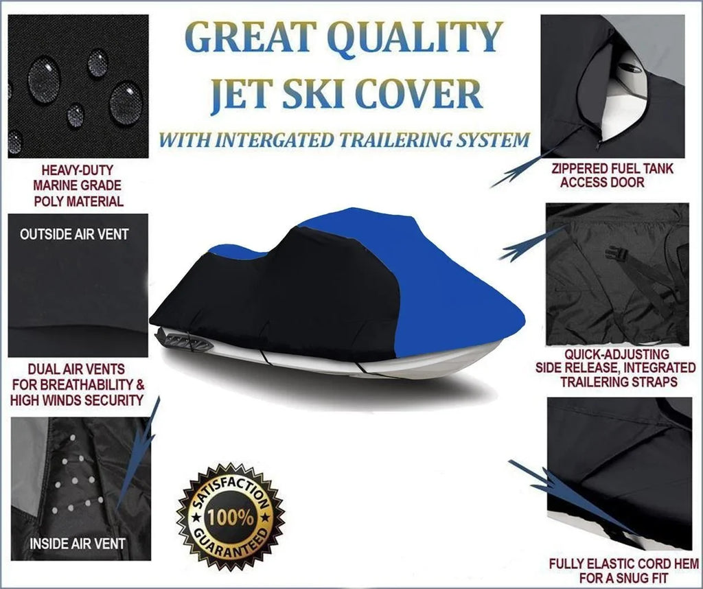 /  -, 600  Cover Compatible for Kawasaki Ultra  2007 2008 2009 2010 2011 2012 2013 2014 2015 2016 2017 2018 2019 2020 2021 2022 Jet Ski  Watercraft Cover