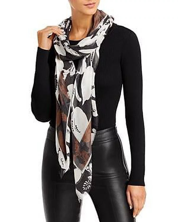 $59 Echo Floral Wrap Black Size