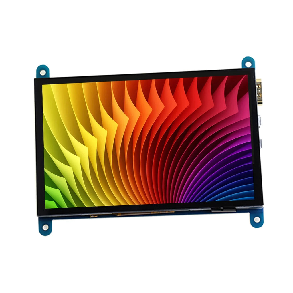 5 Inch  Capacitive Touchscreen Display 800*480 Resolution Small Portable  with   Interface Compatible with Raspberry Pi Educational Tool