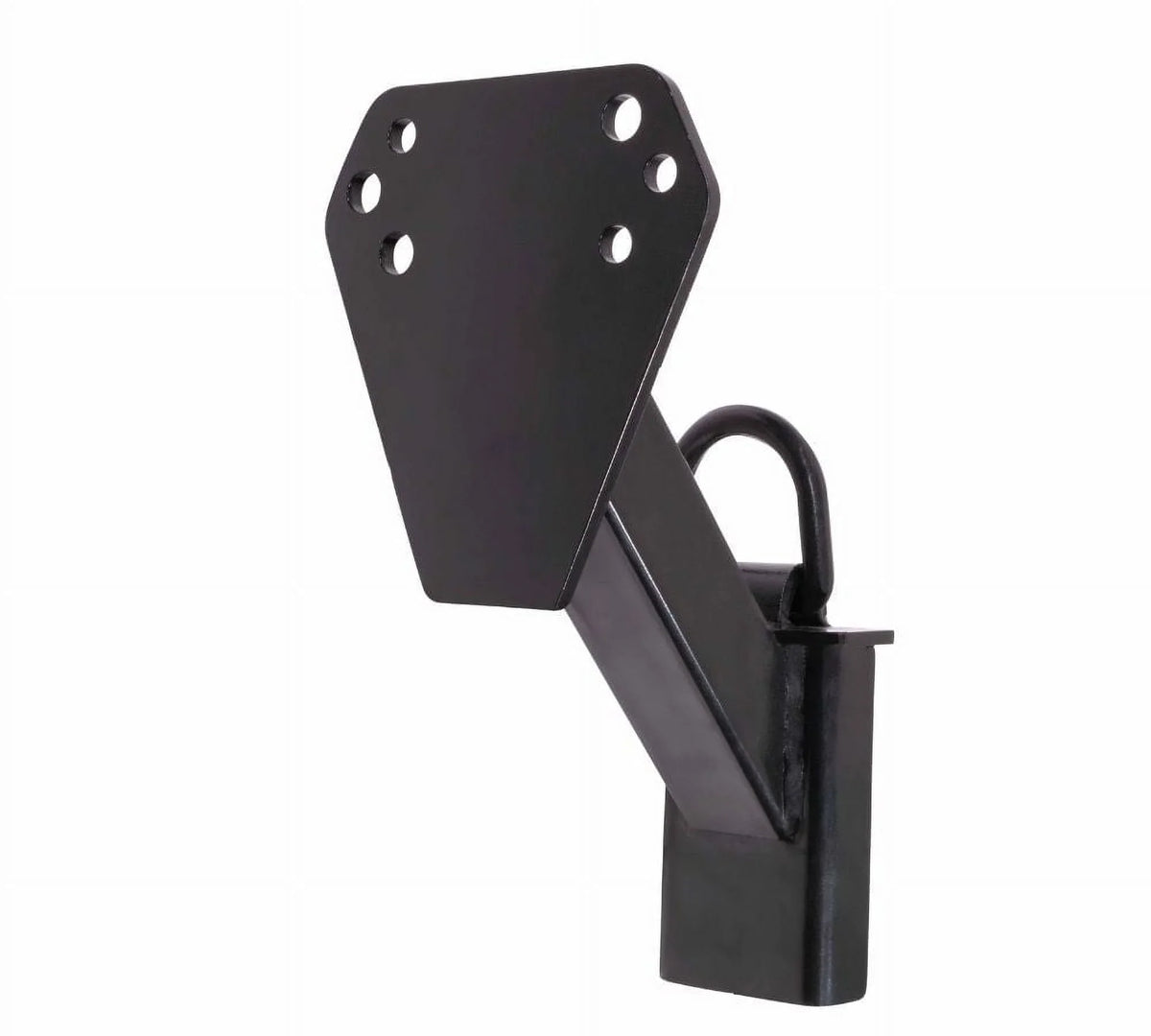 Stake Pocket Spare Tire Carrier for Utility Trailer w/ D-Ring - Trailer Spare Tire Mount Holder - Fits 4, 5, 6 & 8 Lugs Wheels on 4", 4.25", 4.75", 5", 5.5" & 6.5" Bolt Patterns