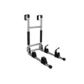 Camco Camper/ Ladder Mount Bike Rack | Holds Up to 2 Bikes | Black & Silver (51492)