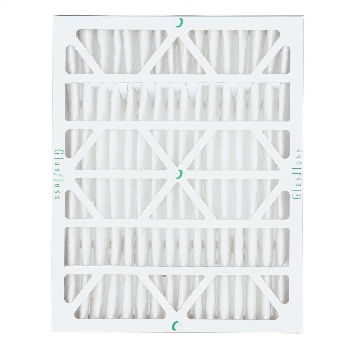 12x24x4  10 Pleated  Furnace Air Filters by Glasfloss Industries. ( 3 Pack ) Exact Size: 11-3/8 x 23-3/8 x 3-3/4