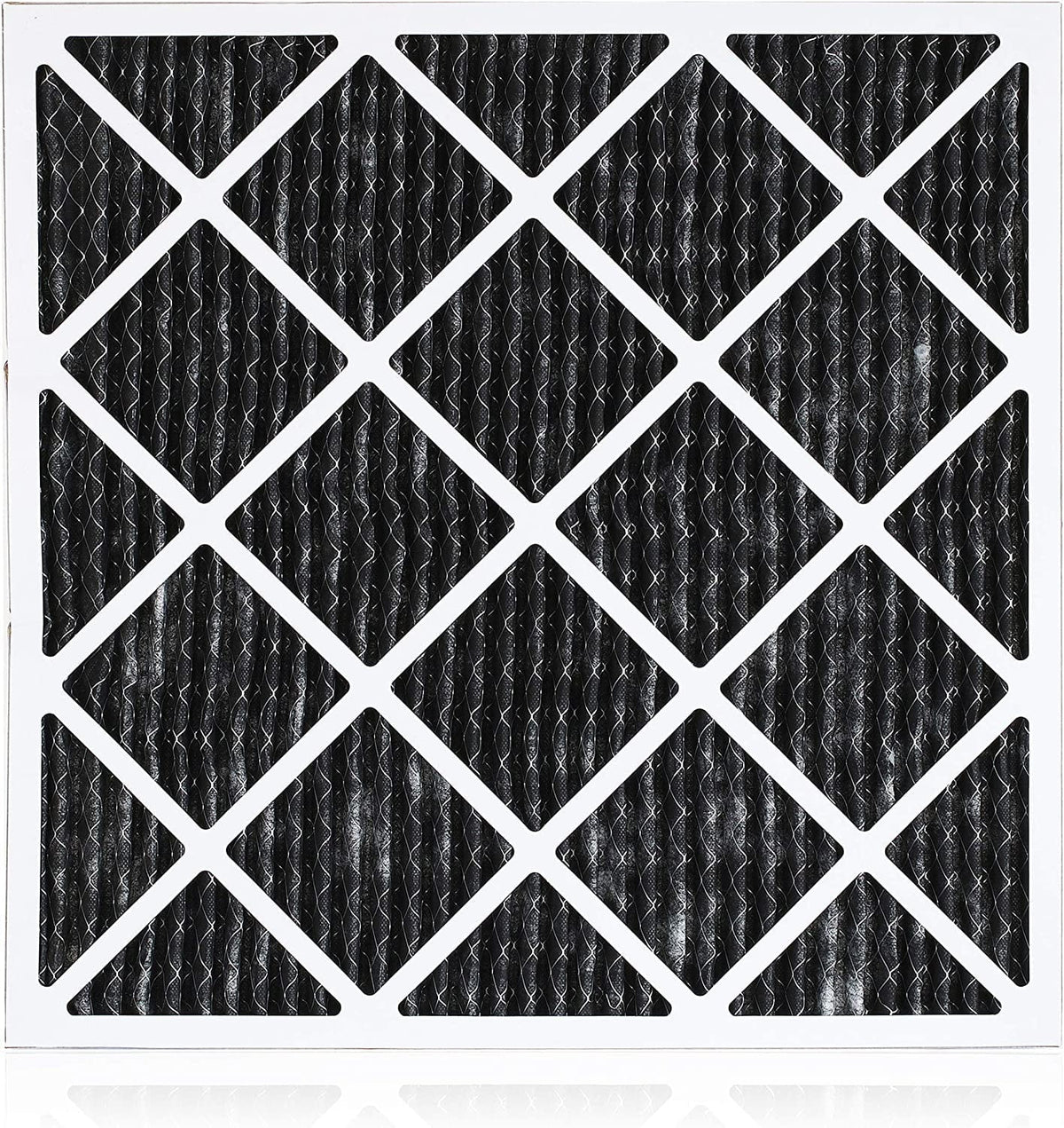 Filterbuy 20x24x1  8 Odor Eliminator Pleated   Furnace Air Filters with Activated Carbon (2-Pack)