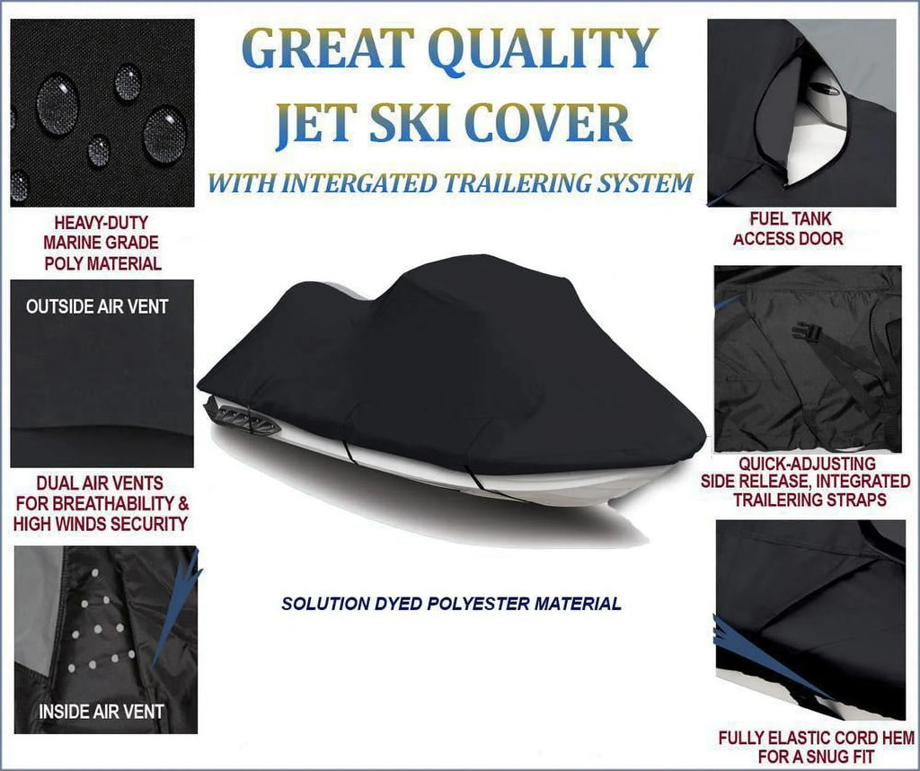 600  JetSki Cover Compatible for Kawasaki Ultra 300X 2011 2012 2013 Jet Ski  Watercraft Cover