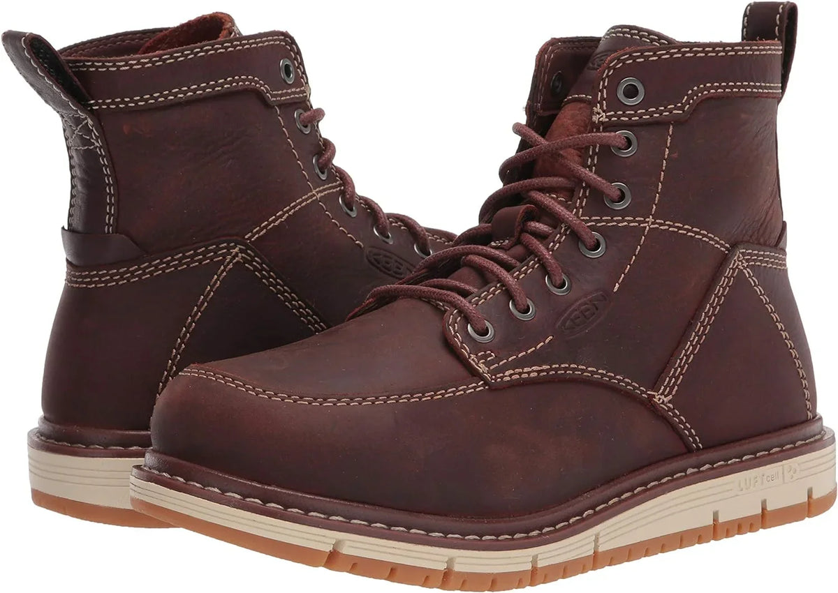 Utility Women's San Jose 6 Alloy Toe Wedge Work Boots 5 Gingerbread