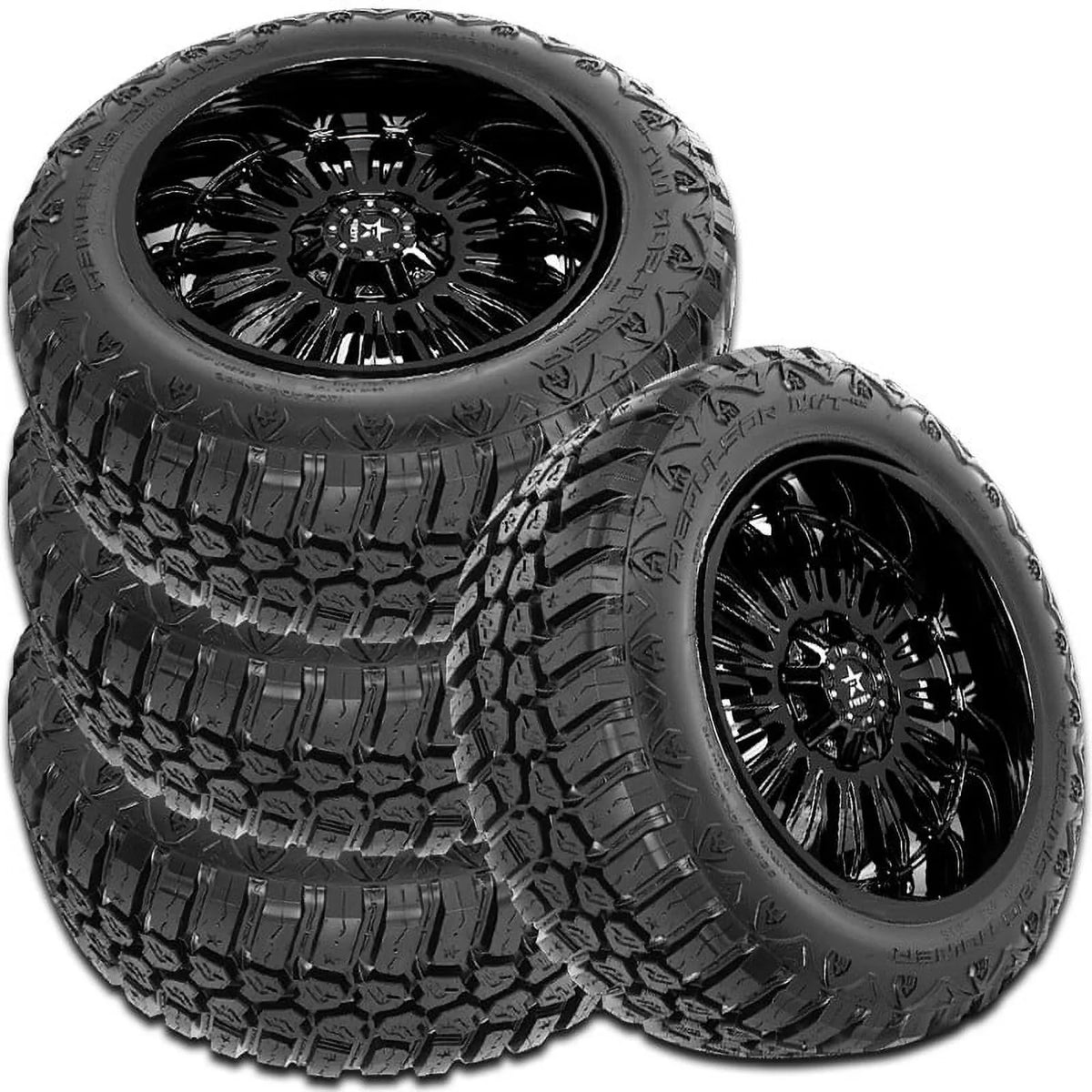 4  Repulsor M/T  33/12.5R18 118Q 10 /E Mud Tires, Truck/, Off Road RBPST18125010 / 33/12.5/18 / 3312.518